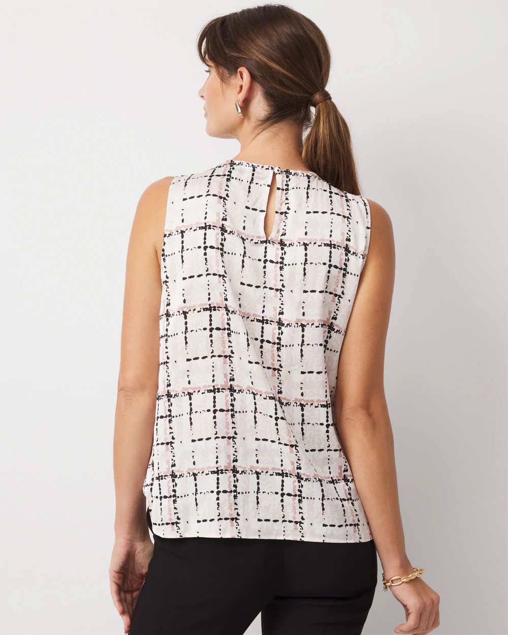 Satin Twist-Neck Shell click to view larger image.