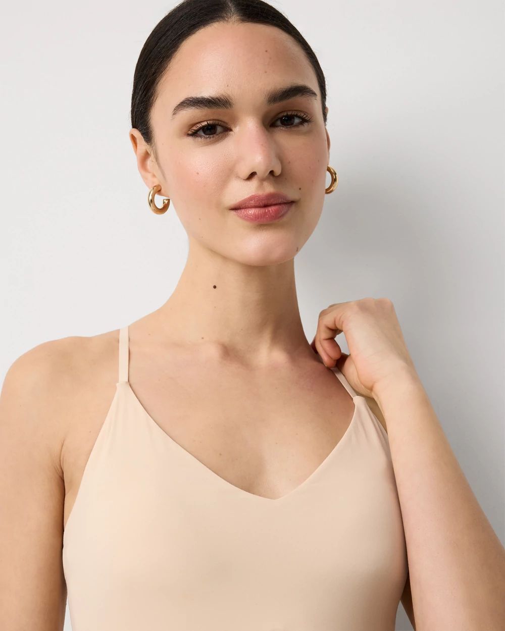 WHBM FORME™ All Ways Stretch V-Neck Cami click to view larger image.