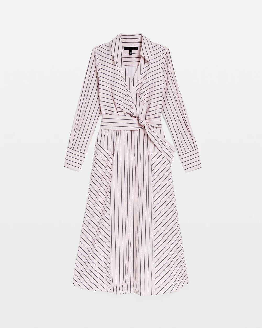 Petite Poplin Midi Shirt Dress