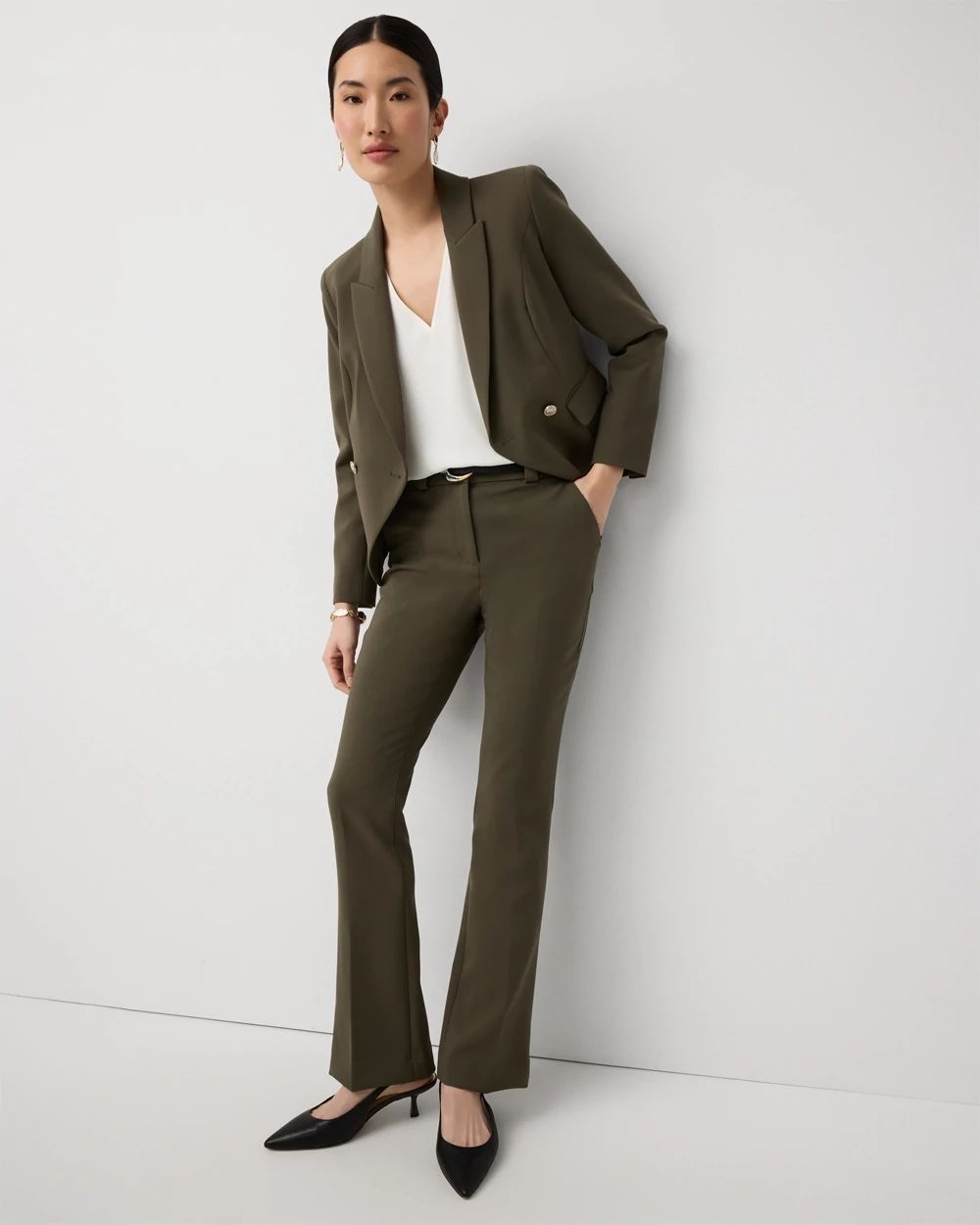 High-Rise Blake Slim Boot Pant click to view larger image.