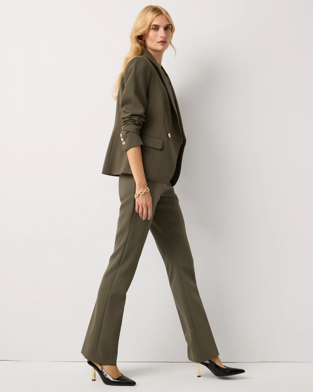 Petite High-Rise Blake Bootcut Pant