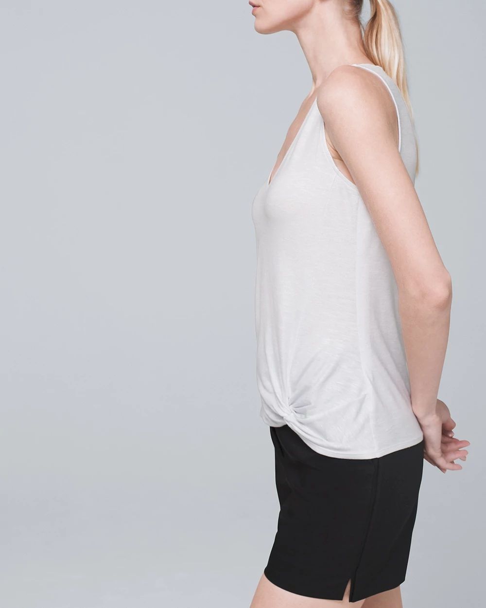 Everyday Twist-Hem Tank click to view larger image.
