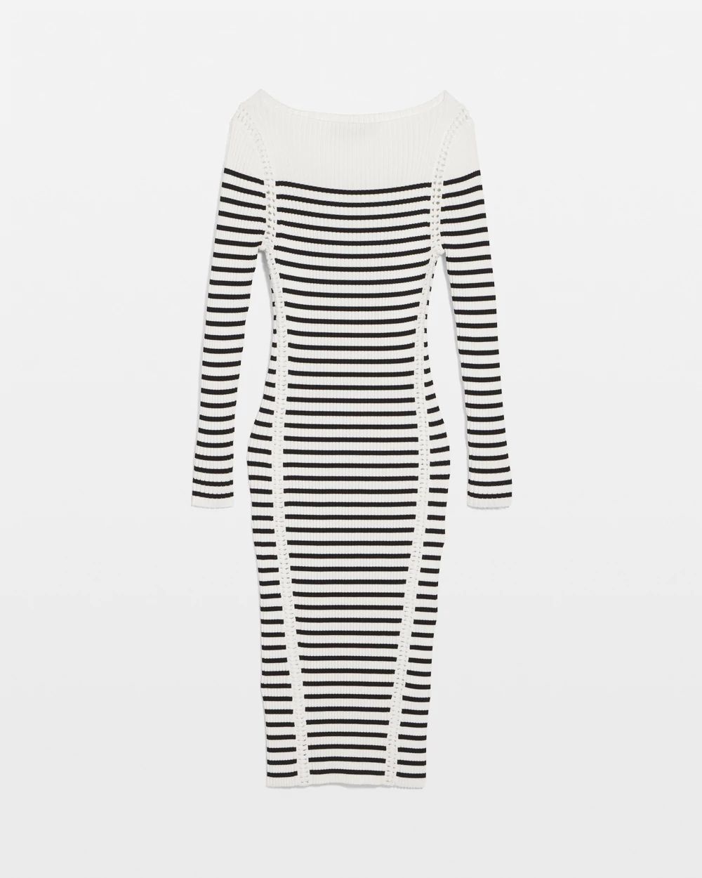 Petite Crochet Sweater Dress
