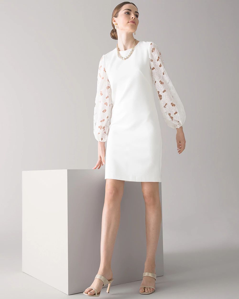 White house black market shift dress cheap