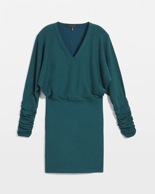 Long Sleeve Dolman Sweater Dress click to view larger image.