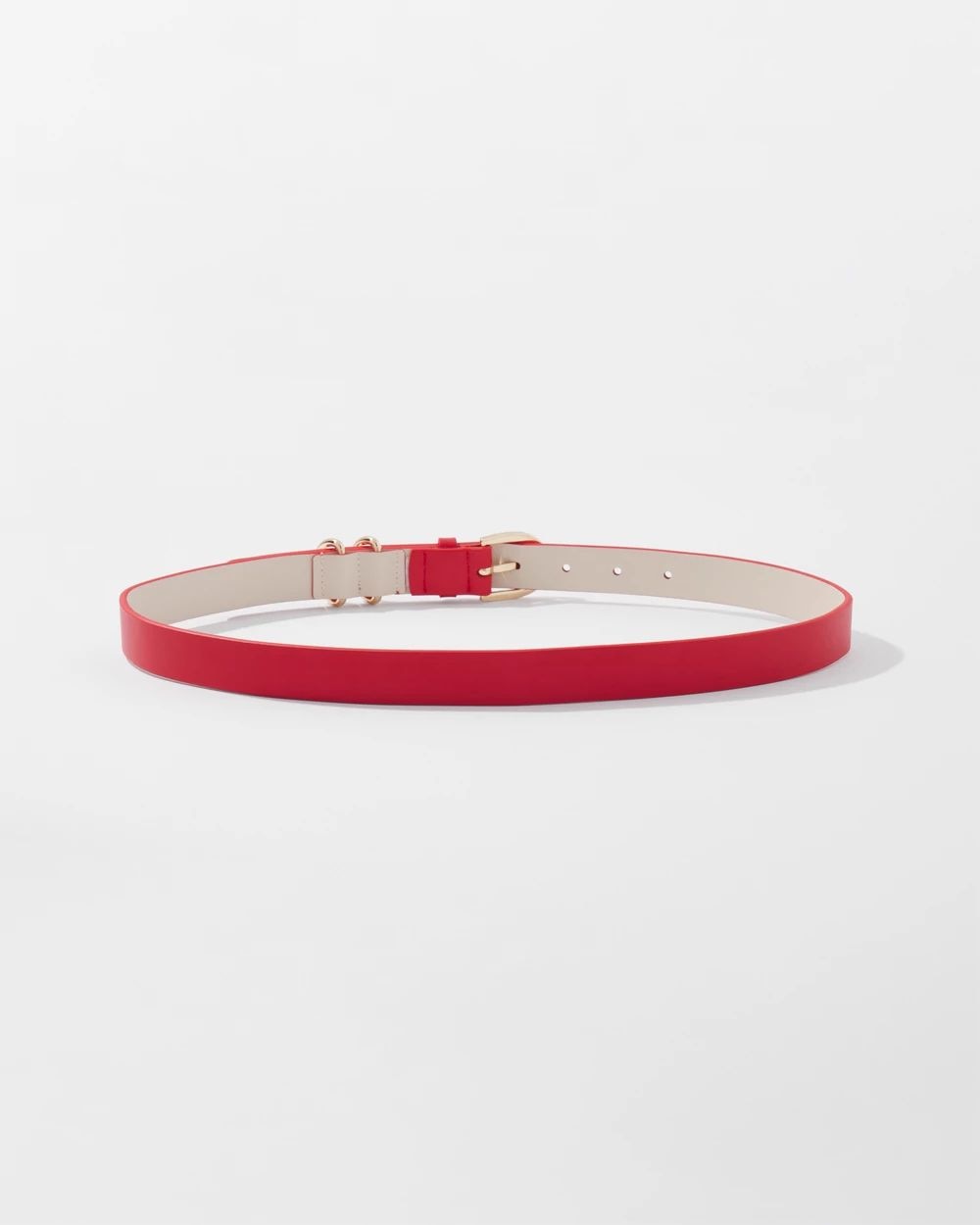 Round Buckle Pant Belt