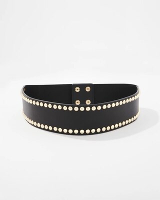 Gold Studded Waist Belt click to view larger image.