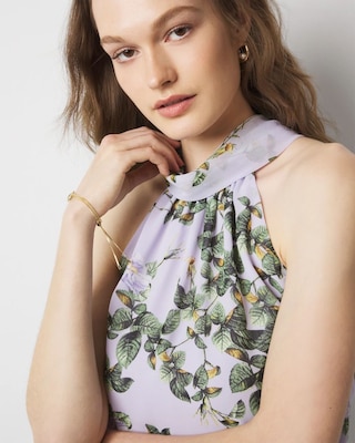 Chiffon Halter Top