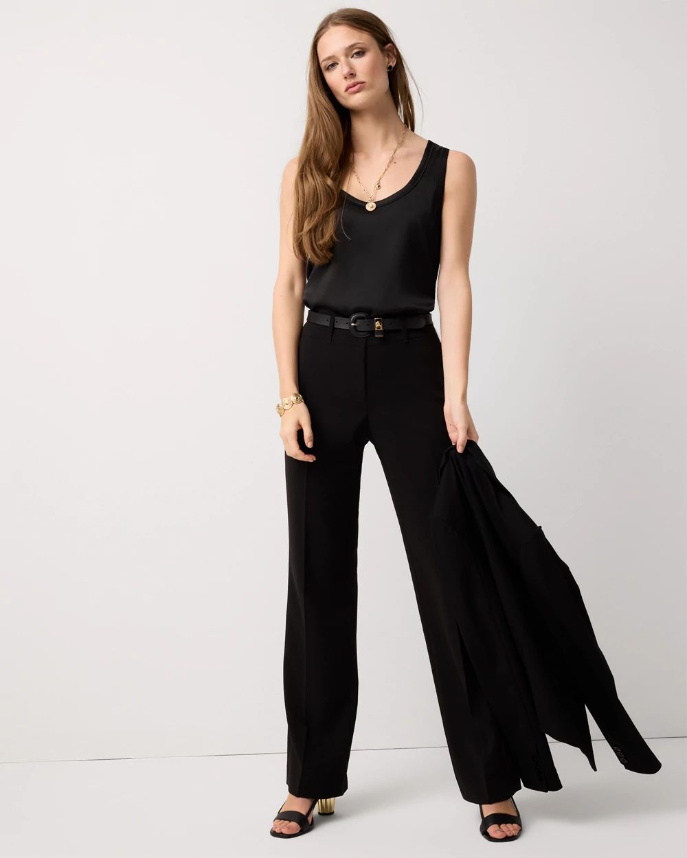 Satin Front Shell Tank