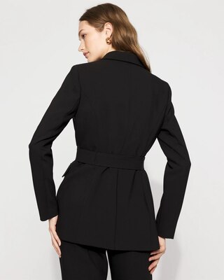 Petite Belted One-Button Blazer click to view larger image.