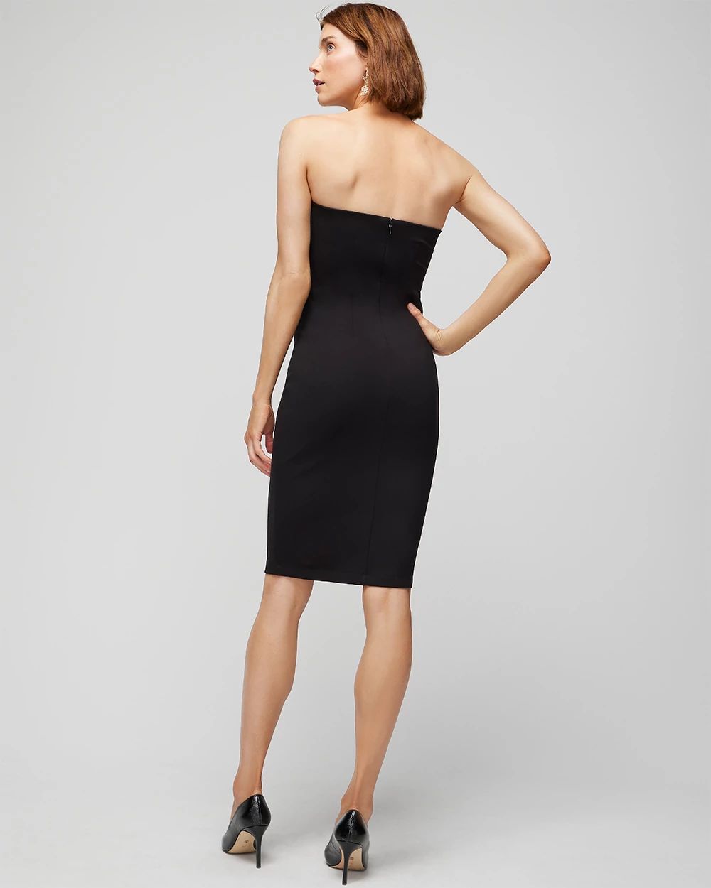 WHBM® AURA Strapless Sculpting Sheath Dress