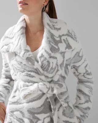 Jacquard Sweater Coat