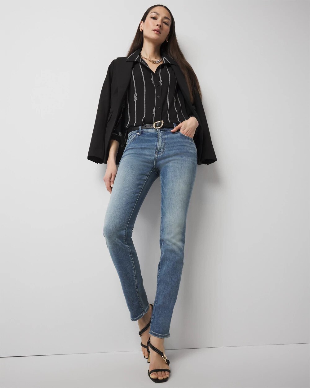Mid-Rise Slim Jeans - image 2