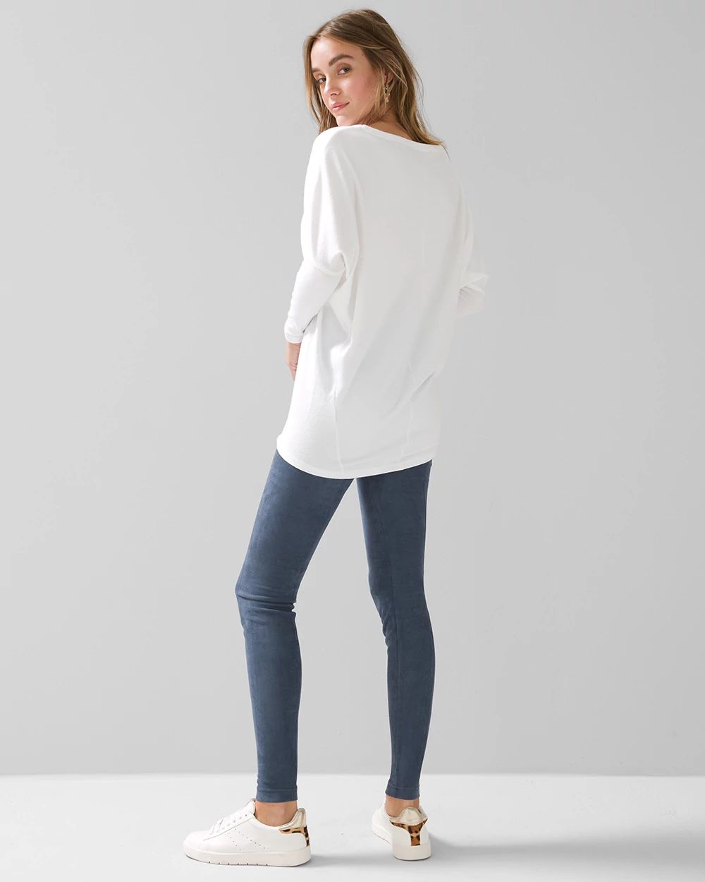 Vegan Suede WHBM® Runway Legging