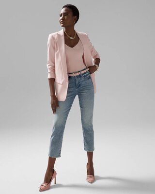 High-Rise Sculpt Straight Jeans