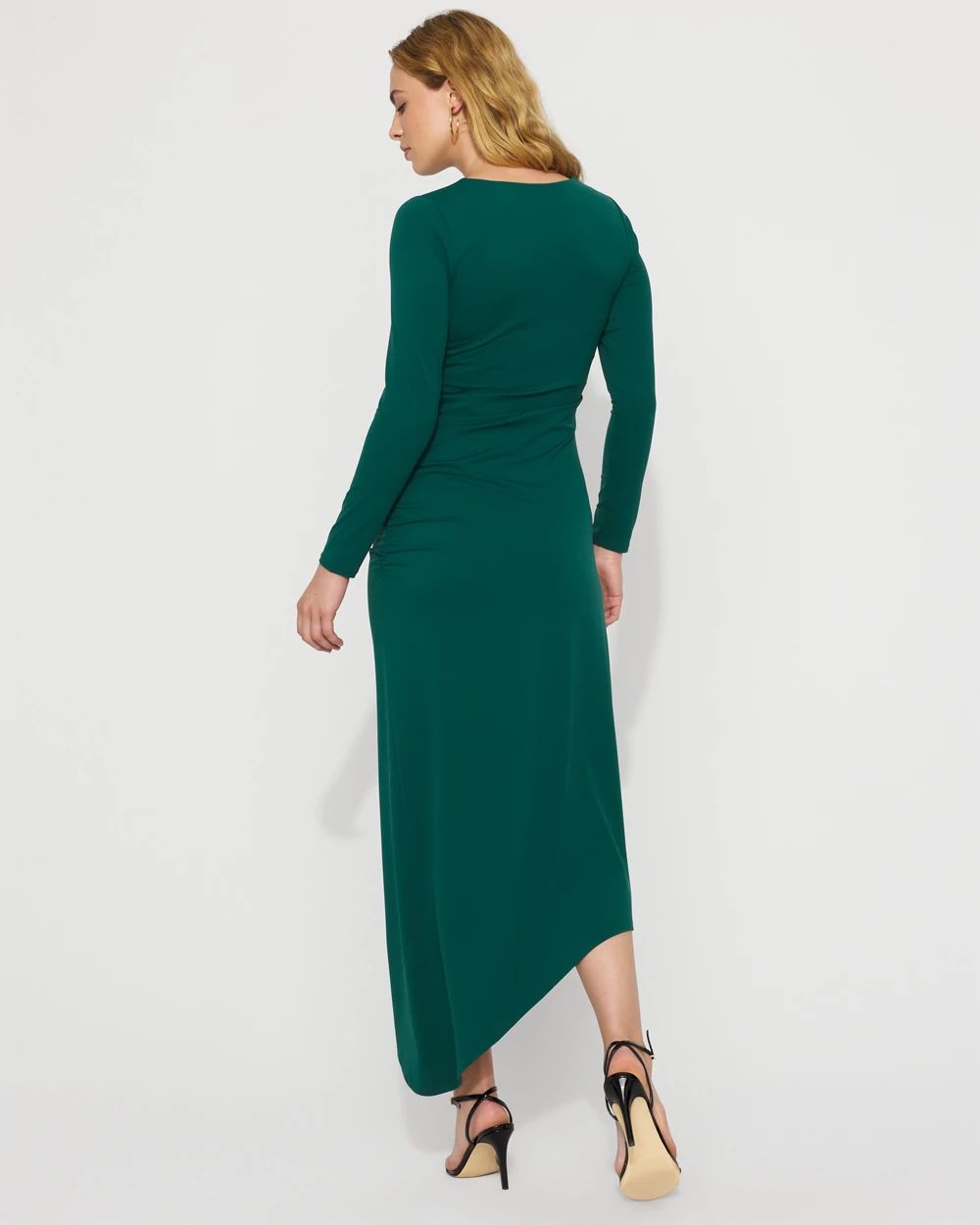 WHBM FORME™ Ruched Midi Dress