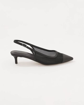 Mesh Kitten Heel Pump click to view larger image.