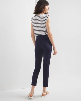 Pret High-Rise Belted Straight Cropped Pant click to view larger image.