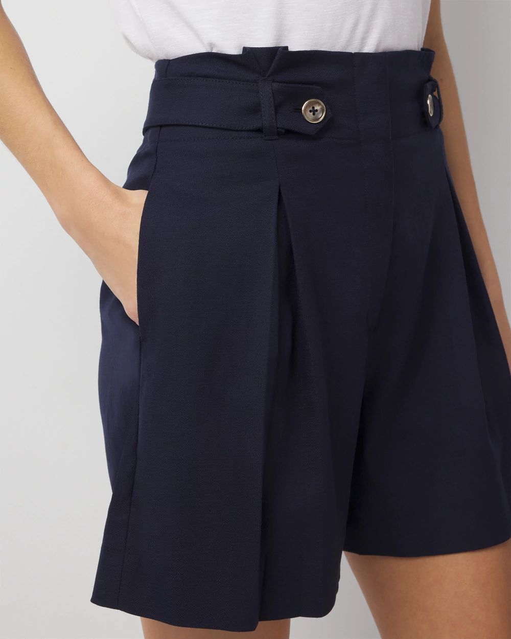 Extra High-Rise Paperbag Shorts