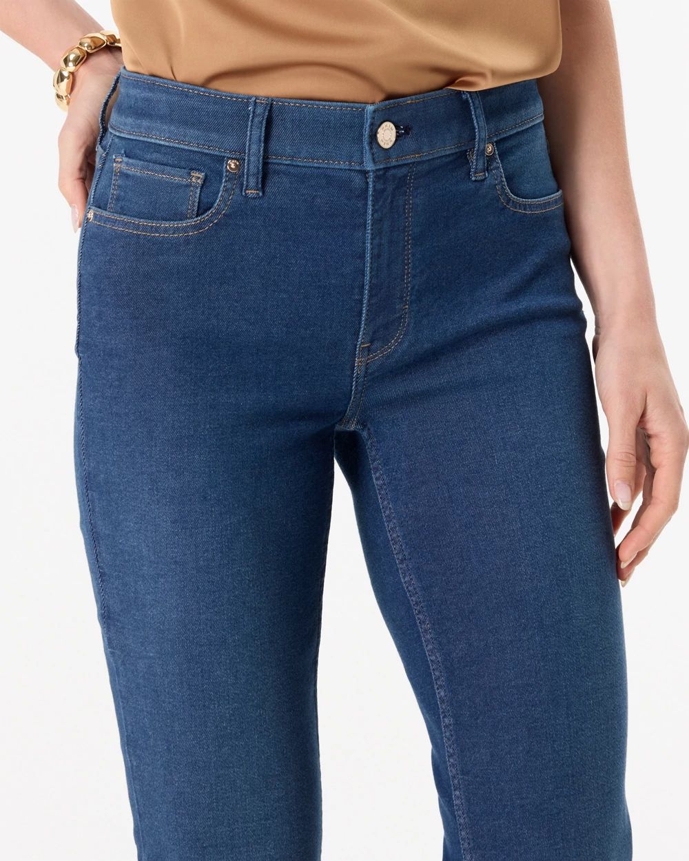 Mid-Rise Flare Ease Jean click to view larger image.