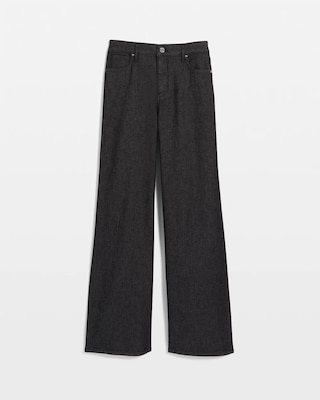 Petite Lurex High-Rise Wide Leg Ease Jean click to view larger image.