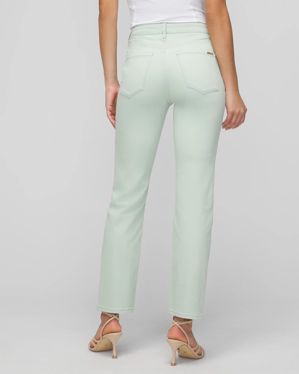 High-Rise Cargo Straight Jean