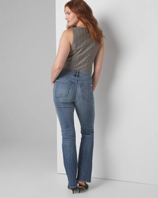 High-Rise Skinny Flare Jeans click to view larger image.