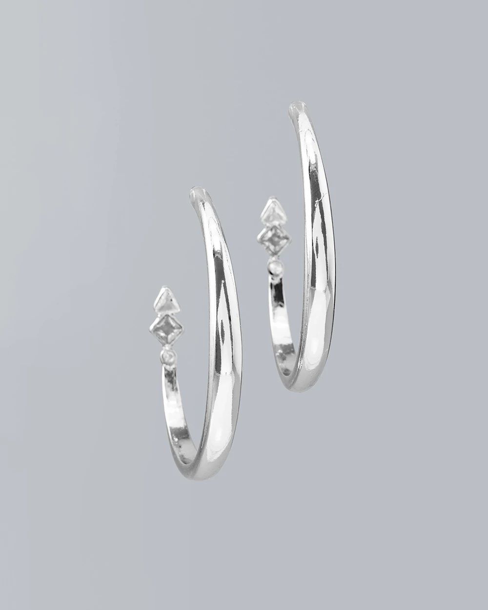 Station Hoop Earrings