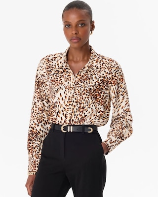 Button Front Collared Shirt