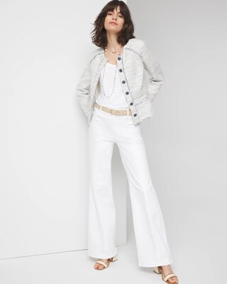 High-Rise Double Pocket Wide-Leg Jean click to view larger image.