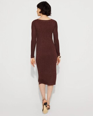 Bodycon Sweater Midi Dress click to view larger image.