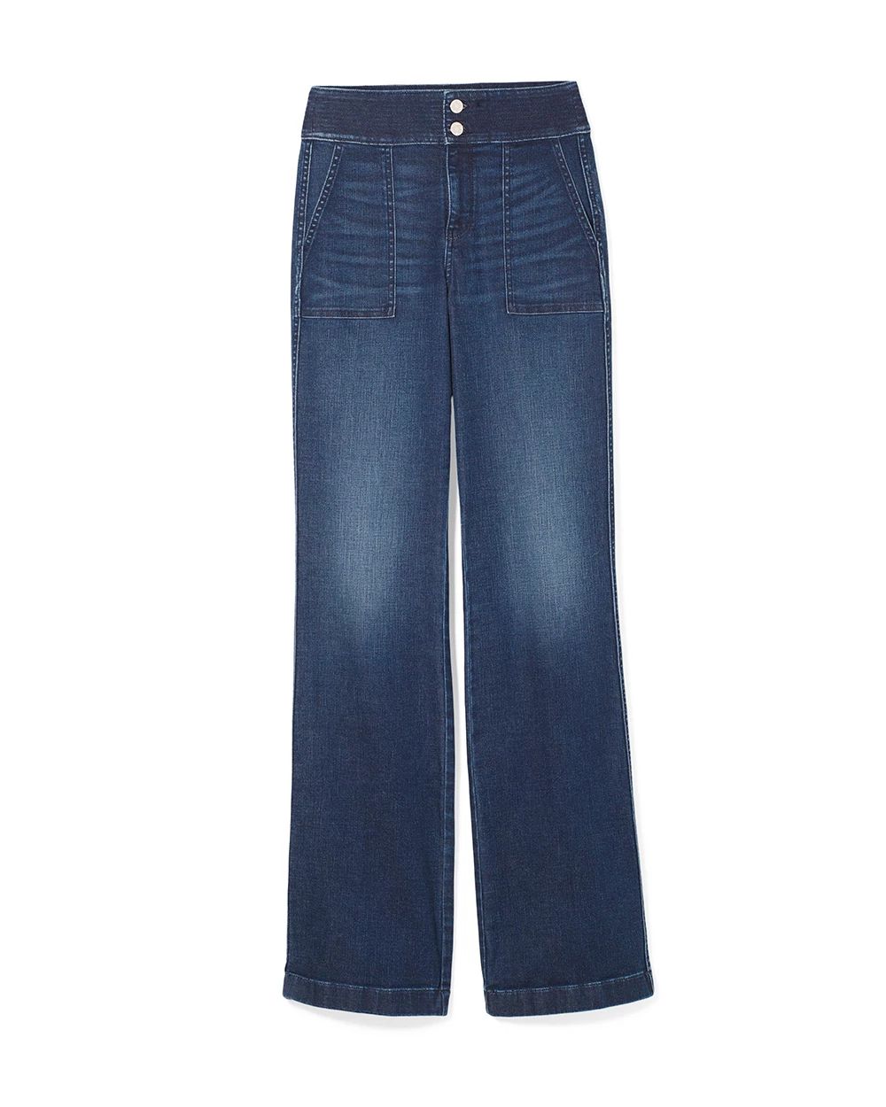 Extra High-Rise Everyday Soft Denim  Trupunto Trouser Jeans click to view larger image.