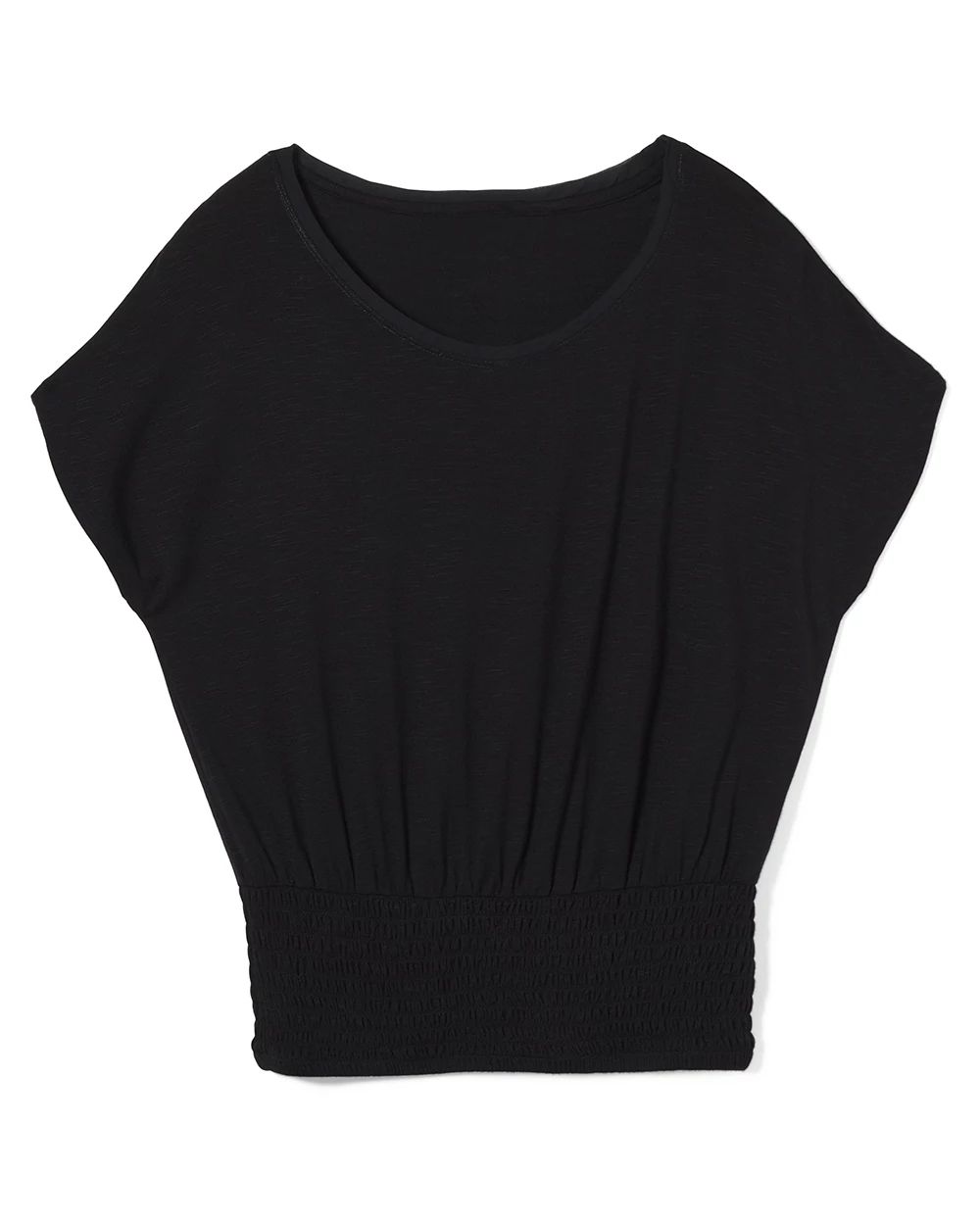 Smocked Hem Tee