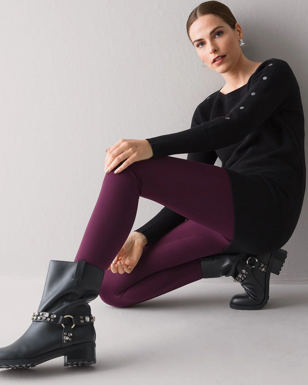 Scuba Knit WHBM Runway Leggings White House Black Market