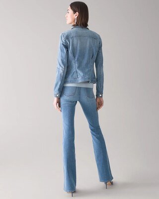 Petite Flirty Trucker Denim Jacket
