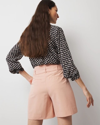 Extra High-Rise Belted Tailored Shorts click to view larger image.