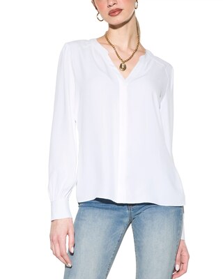 Outlet WHBM Soft Button-Down Shirt