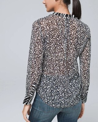 Ruffle Front Blouse