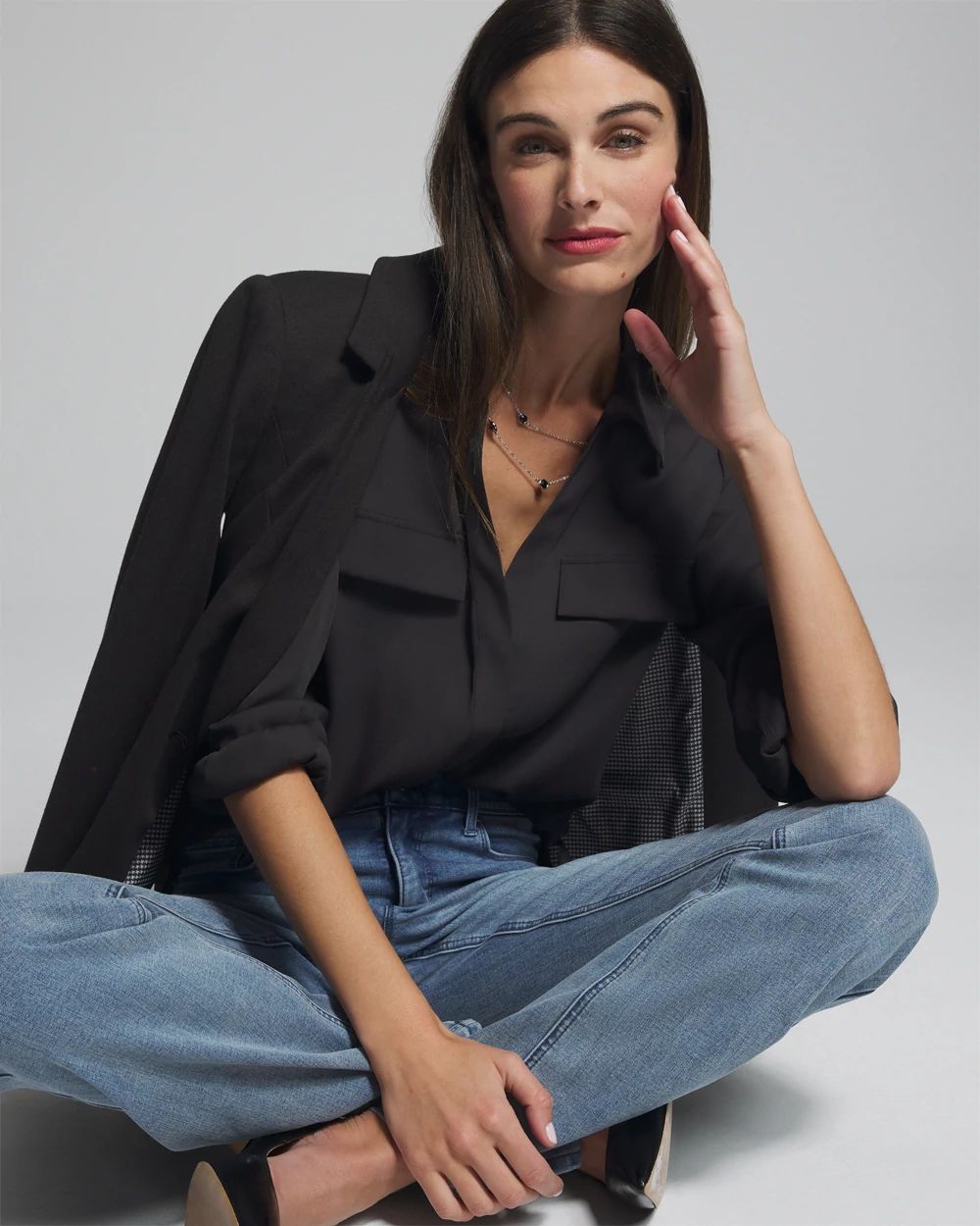Outlet WHBM Utility Shirt