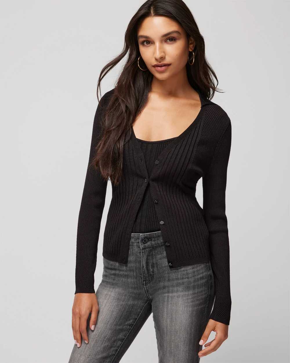 White house black hot sale market black cardigan
