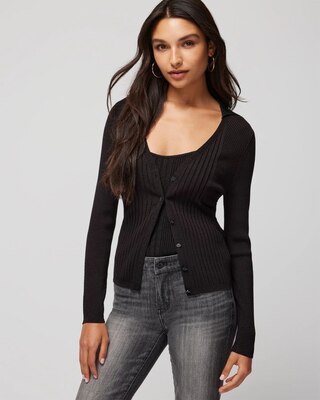 Ribbed Cardigan