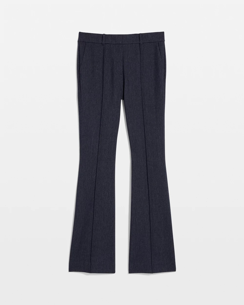 High Rise Denim-Look Piper Flare