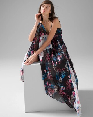 Mix Print Maxi Dress