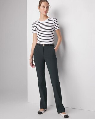 WHBM® Petite Lightweight Ines Slim Bootcut Pant