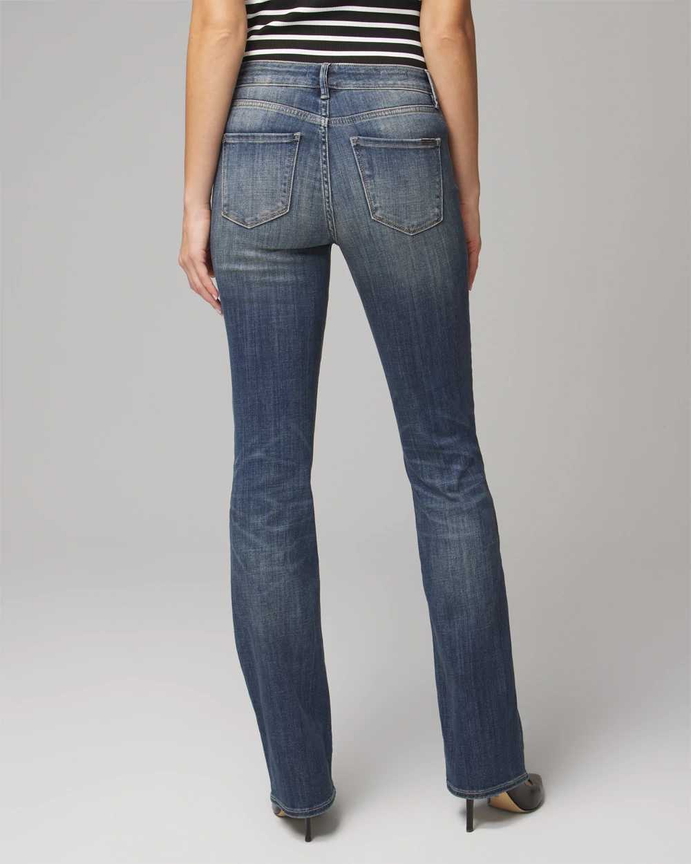 Mid-Rise Everyday Soft Denim  Bootcut Jeans click to view larger image.