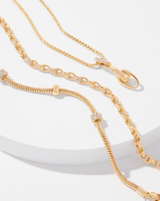 Triple Chain Convertible Necklace