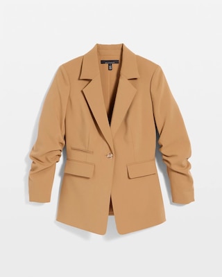 Ruched Sleeve Blazer click to view larger image.