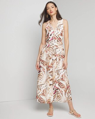 Sleeveless Midi Shirtdress
