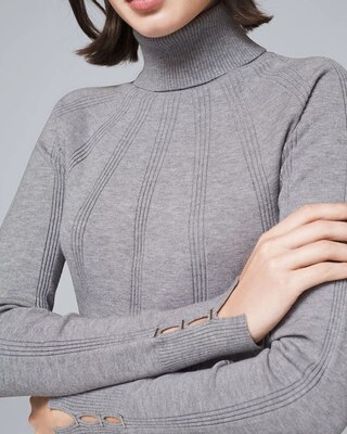 Modern Ribbed Turtleneck Sweater