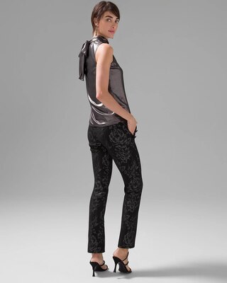 Sleeveless Tie-Back Shell